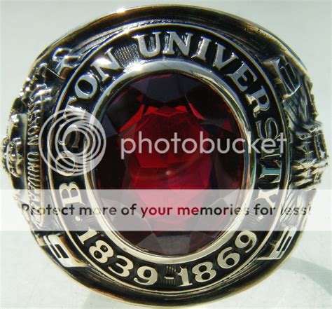 boston university class ring|when is boston university matriculation.